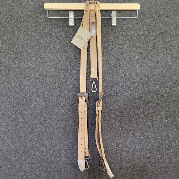 NWT Free People Size M/L Handcrafted Hold Me Up Buff Leather Suspenders main image 12